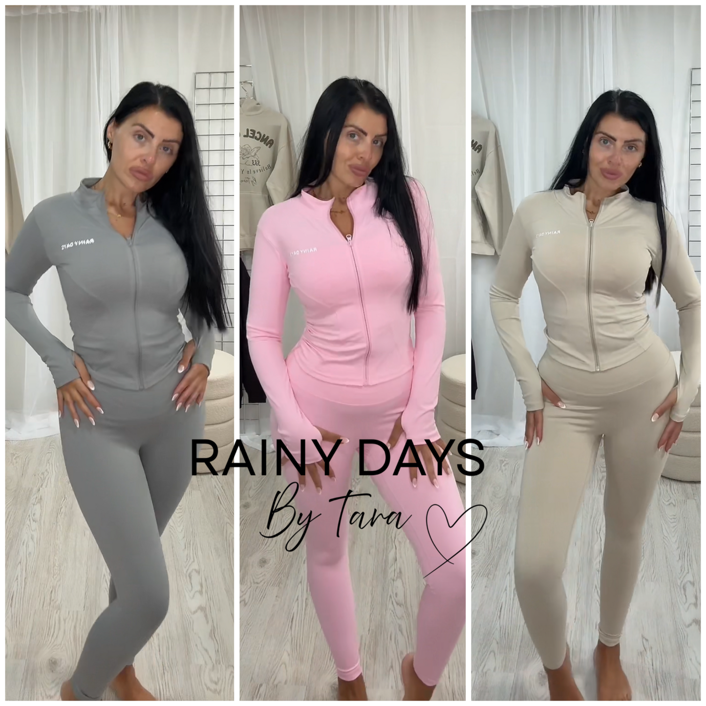Rainy Days By Tara Gym Jacket & Leggings SET