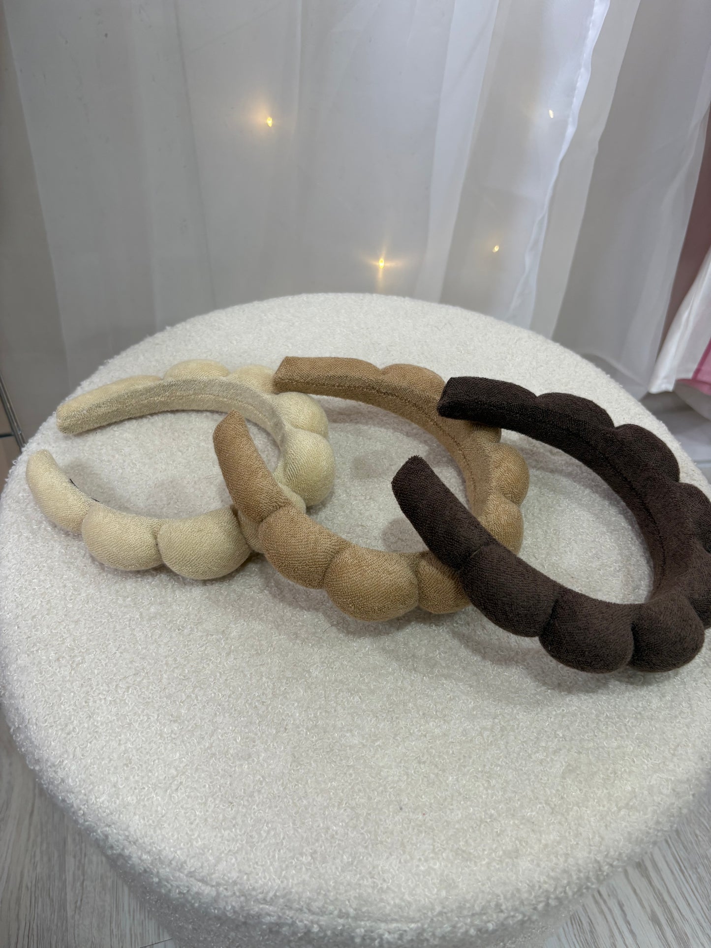 Cosy Club 3 Pack of Headbands Brown,Beige & Sand