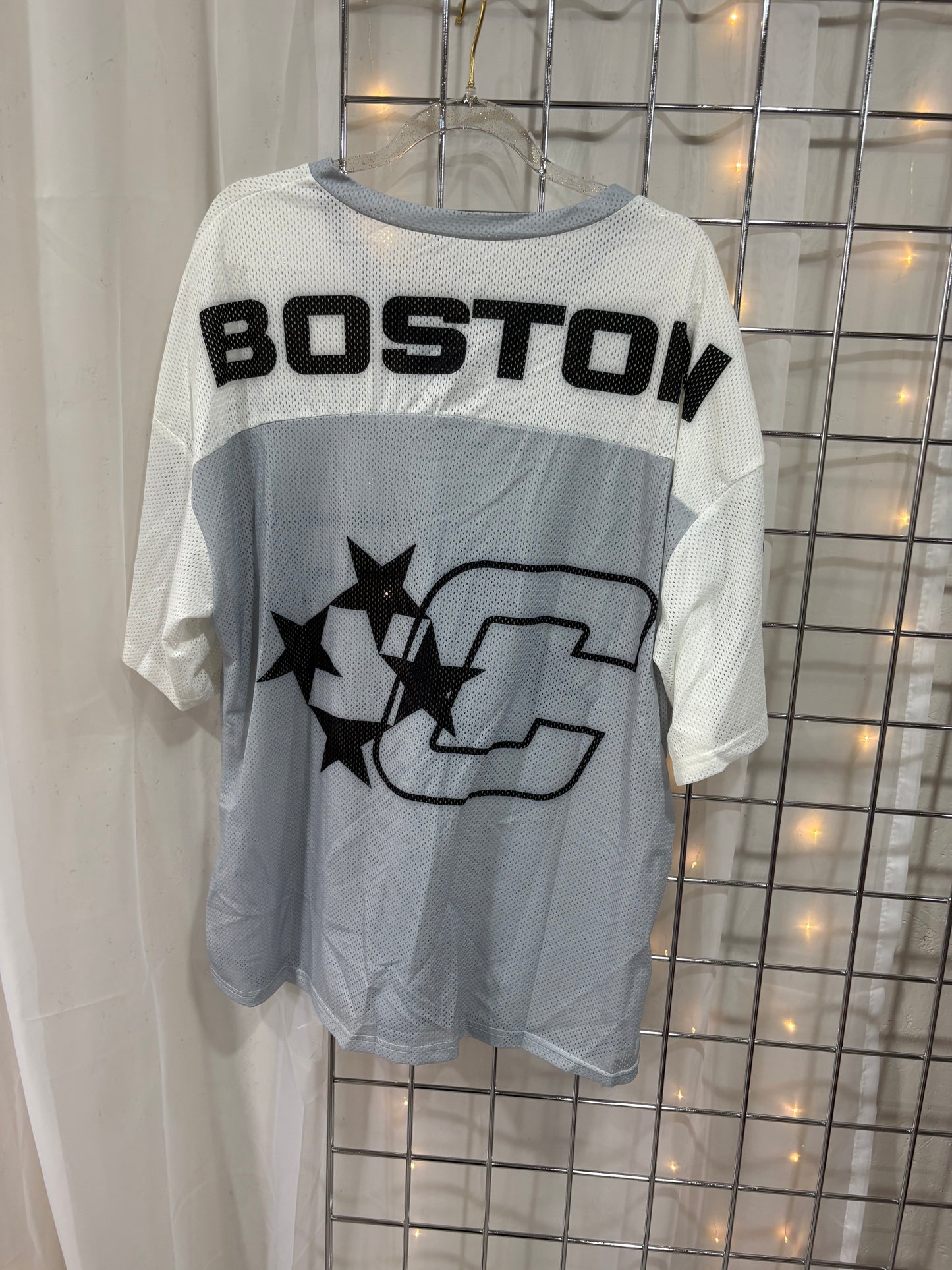 Sale item white & grey C boston jersey