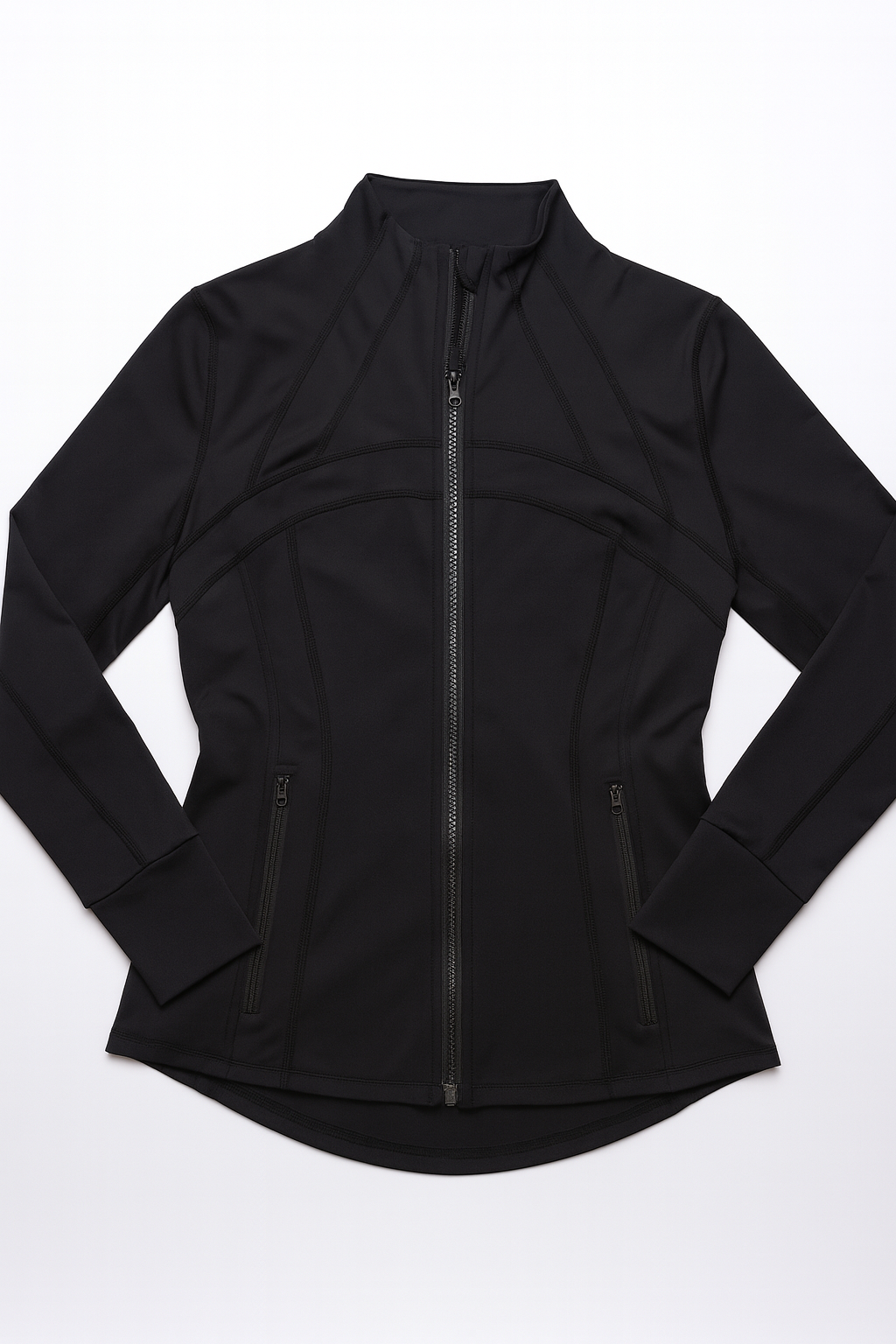 Black Zip Rainy Days Gym Jacket