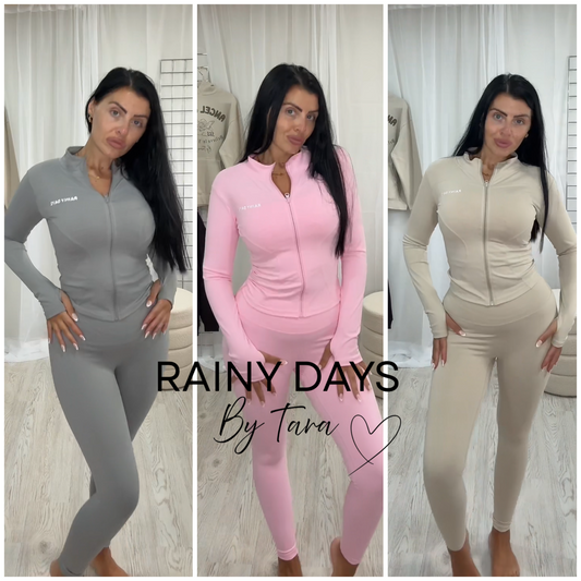 Rainy Days By Tara Gym Jacket & Leggings SET