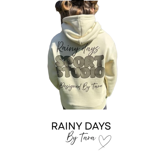 Kids Cream & Brown Hoodie