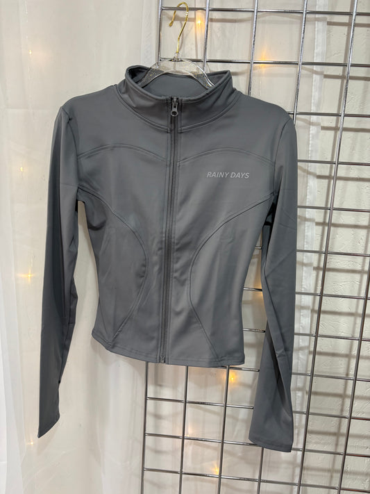 Rainy Days Reflective Grey Gym Jacket Only