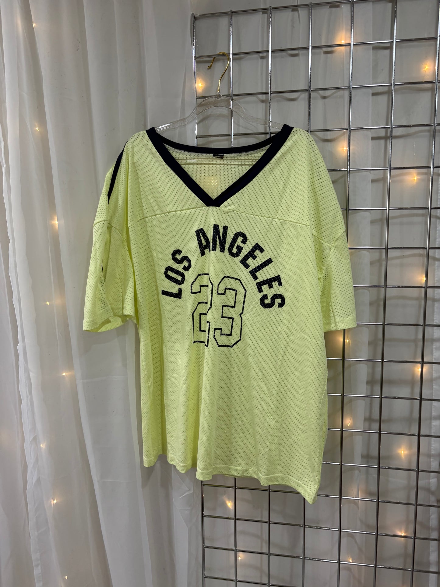 Sale item lemon 23 netted jersey