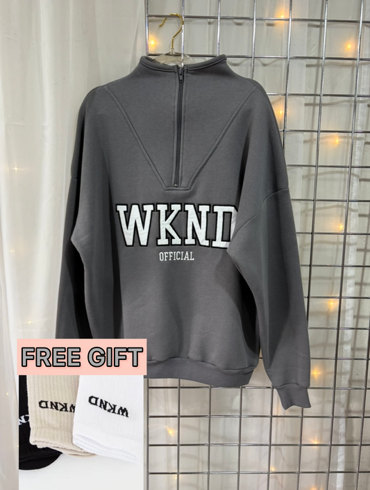 DEAL OF THE WEEK WKnd half zip & 2 pack wknd socks