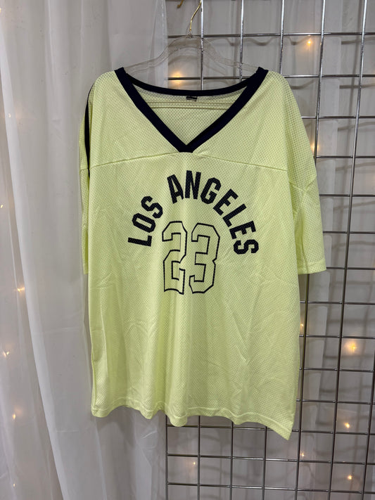 Sale item lemon 23 netted jersey