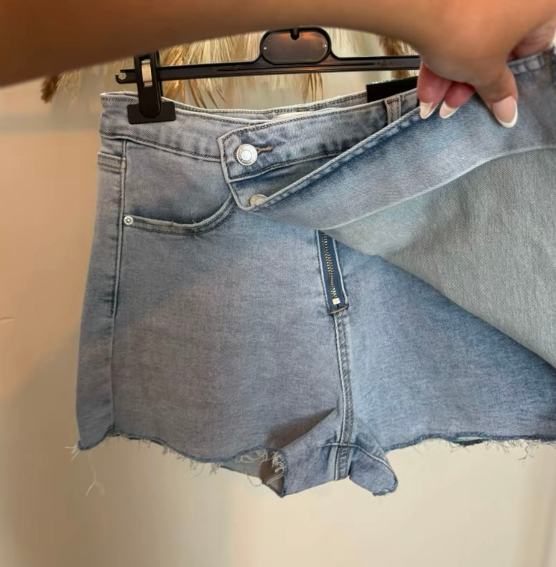 SALE ITEM Light Denim Blue Skort