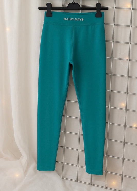 Rainy Days Spandex Gym Leggings Reflective band Logo