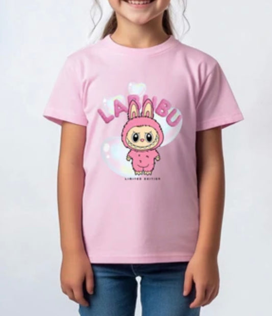 Kids Pink Labubu Top