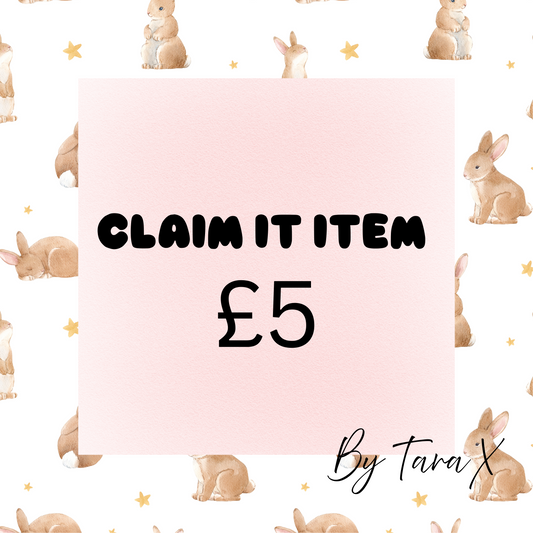 SALE CLAIM IT NO RETURN £5