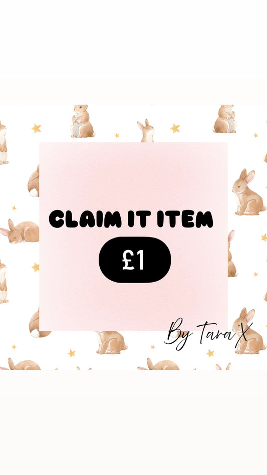 SALE CLAIM IT NO RETURN ITEM £1