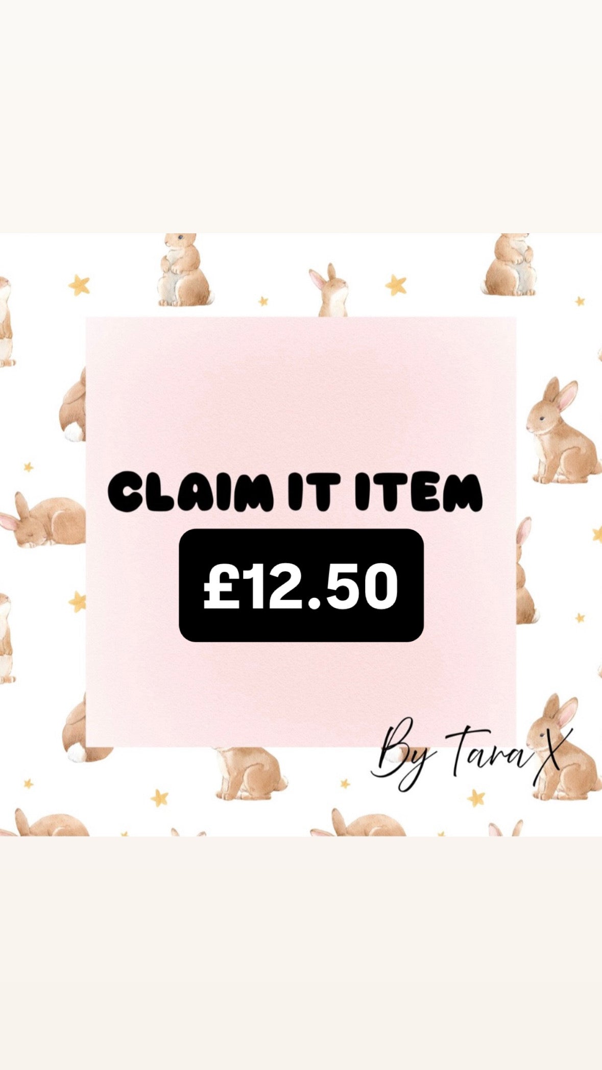 SALE CLAIM IT NO RETURNS £12.50 ITEM