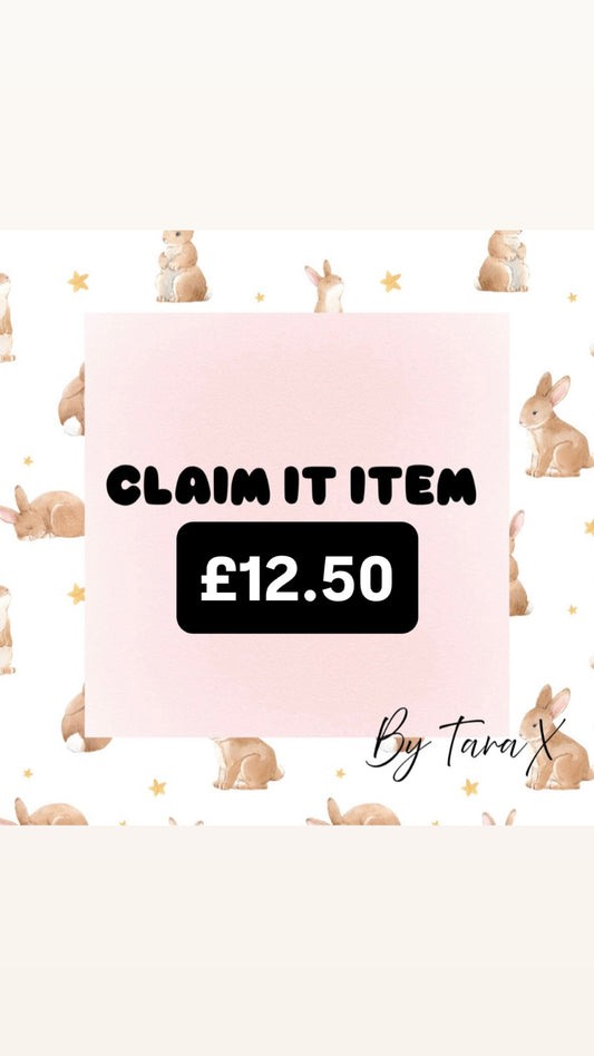 SALE CLAIM IT NO RETURNS £12.50 ITEM